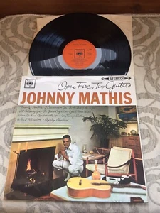 JOHNNY MATHIS UK LP STEREO 1959 CBS SBPG 62063 " OPEN FIRE,TWO GUITARS " - Picture 1 of 7