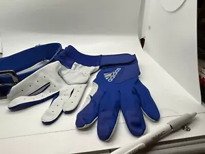 cintura da baseball donna Nike e adidas glives. guanti lL. cintura taglia unica. blu. - Foto 1 di 6