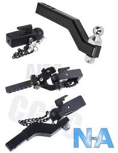 RC Metal Trailer Ball Hitch Hook Connector Coupler 1/10 Crawler Towbar TRX4 TRX6 - Picture 1 of 43