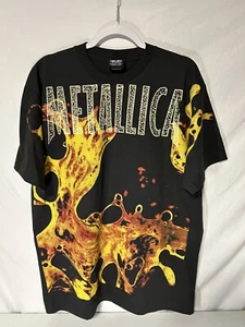 Vintage Metallica Load Album AOP All Over Re-Printed 90s Graphic T-shirt Xl! - Picture 1 of 8