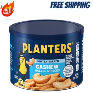 Planters Lightly Salted Cashew Halves & Pieces, Party Snacks , 8 Oz Canister - Picture 1 of 5