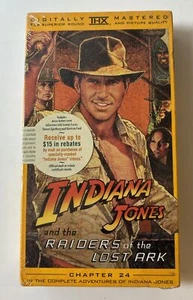 Indiana jones-Raiders of the Lost Ark VHS, 1999 Harrison Ford Watermarked Sealed - Bild 1 von 6