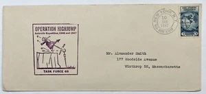 1947 OPERATION HOCHSPRUNGMONTIERUNG OLYMPUS NY COVER ANTARKTISEXPEDITION GESCHICKT NACH MA - Bild 1 von 4