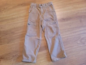 Hartstrings Khaki Corduroy Pants Slacks Adjustable Waist Boys Size 6 - Picture 1 of 3