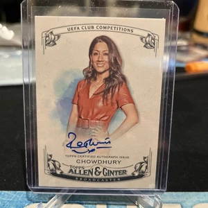 2023-24 Topps UEFA Club Competitions Allen & Ginter RESHMIN CHOWDHURY Auto Ssp - Picture 1 of 2