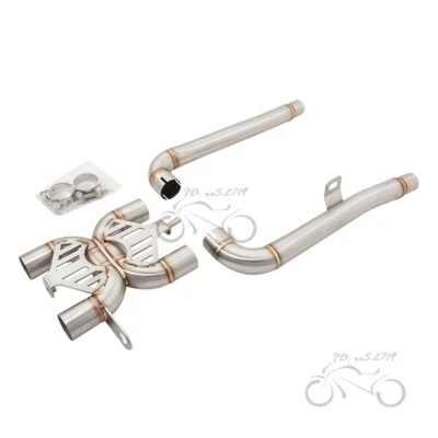 Tubo de enlace de conexión de escape para Triumph Bonneville T120 T100 2021 2022 2023 2024 Foto 1 de 4