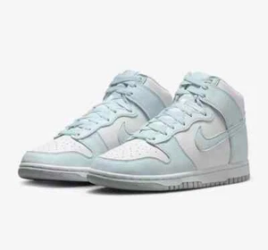 Nike Dunk High NN Women's Size 10 White/Glacier Blue-White FV5960-100 Fast Ship - Picture 1 of 8