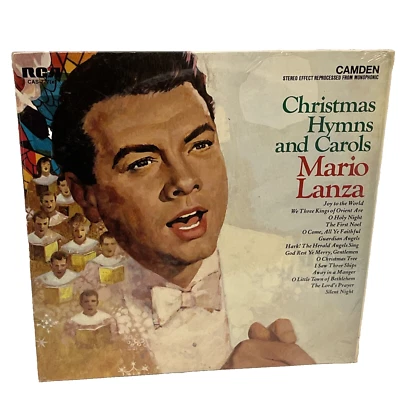 Mario Lanza Christmas Hymns And Carols (Vinyl, 1963) RCA Camden CAS 777(e) VG+ - Image 1 of 4