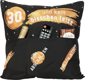 Dekokissen 30. GEBURTSTAG Kissen mit 3 Taschen zum selber Befüllen Geschenk  - Bild 1 von 6