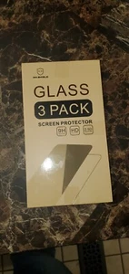 Glass 3 pack screen protector I phone 13-I phone 13 pro - Photo 1 sur 2
