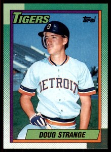 1990 Topps Doug Strange Baseball Cards #641