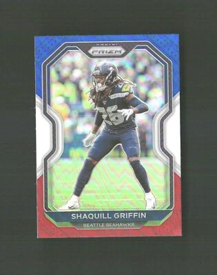 2020 Panini Prizm #298 Shaquill Griffin Red White Blue Seattle Seahawks - Image 1 of 2