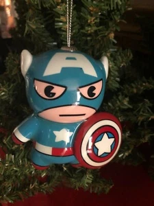 NEU! Marvel Captain America Decoupage Figur Christbaumschmuck Urlaub ~ - Bild 1 von 2