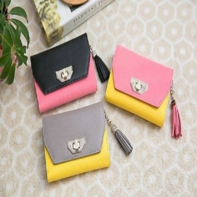 OMNIA 3196B Moda Dama Mujer MONS Cartera Media Cuero de Vaca Genuino Foto 1 de 2