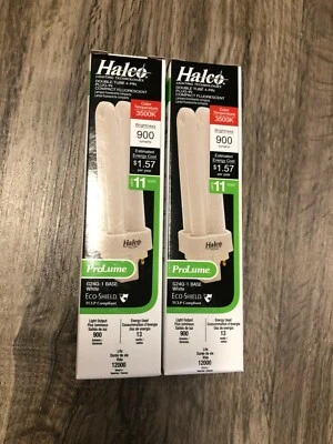 2pk Halco Compact Fluorescent 13 Watt 3500K G24Q-1  Model #109038 - Image 1 of 4