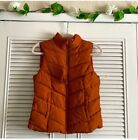 Cole Haan Women's Burnt Orange Puffer Vest Size XS