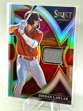 2023 Panini Select Baseball Jordan Lawler Select Swatches Silver #/199