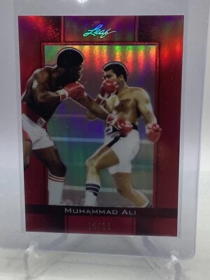 2010 Leaf Muhammad Ali Red Prismatic /10 #31 - Image 1 of 2