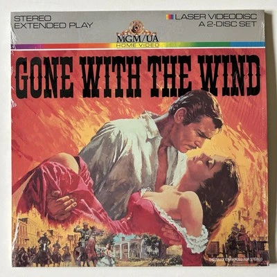 Gone With the Wind Laserdisc LD Clark Gable Vivien Leigh Very Good Condition Foto 1 de 3