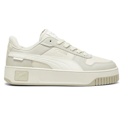 Zapatillas informales blancas con cordones para mujer PUMA Carina Street Animal Fever Foto 1 de 4