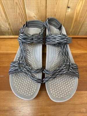 Baretraps Women's Size 11M Sandals Dandy Sport Slingback Gray Adjustable Strap - Image 1 of 4