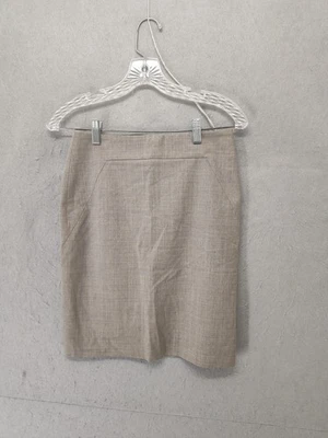 Falda Theory para mujer 00 color tostado mezcla de lana calce ajustado clásica oficina carrera ropa de trabajo Foto 1 de 4