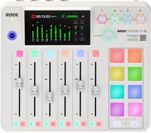 Rode RODECaster Pro II Podcast Production Console - White - Picture 1 of 7