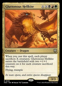 Gluttonous Hellkite-Modern Horizons 3 Commander-Regular-125-LP - Picture 1 of 1
