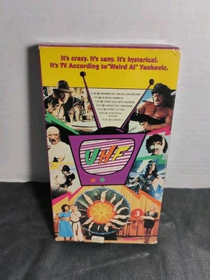 UHF 1989 Movie Weird Al Yankovic Vintage VHS Michael Richards Tested Working - Image 1 of 4