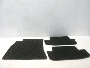 08-17 AUDI 8T A5 S5 RS5 FLOOR ALL WEATHER RUBBER MAT FRONT REAR OEM 040825 - Picture 1 of 7