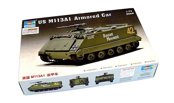 TRUMPETER 07238 Military Model 1/72 US M113A1 Armored Car Scale Hobby P7238 - Image 1 of 1