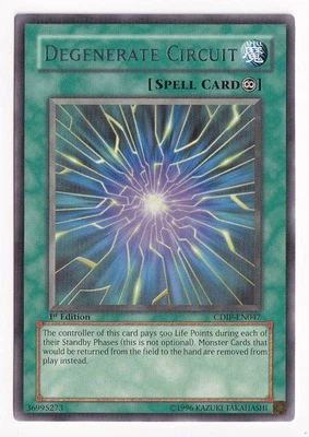 Degenerate Circuit - CDIP-EN047 - Rare - Near Mint - 1st Edition x1 - Image 1 of 2