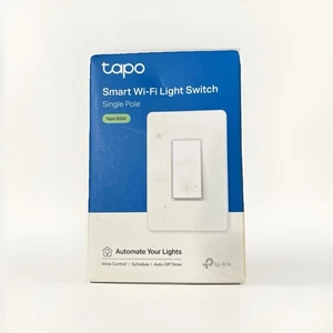 Smart Light Switch Tapo S500 Single Pole TP-link 2.4GHz Wi-Fi White - Picture 1 of 4