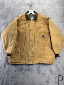 Berne Apparel Canvas Chore Ranch Farm Workwear Jacket Lined Quilted Camel 2-3XL - Picture 1 of 24