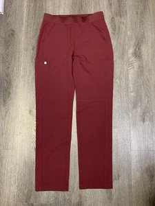 Figs Axim Scrub Pants Herren Medium Tall Kordelzug Taschen Cargo weinrot medizinisch - Bild 1 von 14