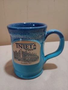 Inlet Inn Beaufort, Carolina del Norte. Taza de café hecha a mano Blue Teal 2021 - Imagen 1 de 7