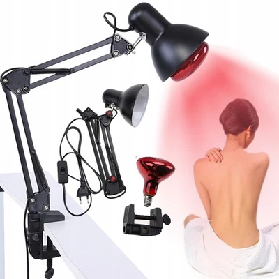 MARKENLOS Rotlichtlampe Infrarotlampe Rotlichtlampe Therapie lampe Heimgebrauch Wärmelampe