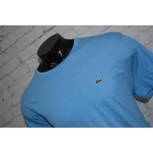 Camiseta Lacoste Para Hombre Talla US 4XL FR 9 Azul Algodón Manga Corta Caimán - Imagen 1 de 6