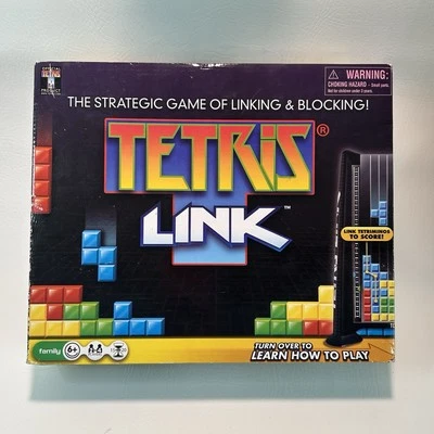 Tetris Link: Strategic Game of Linking & Blocking, Board Game, Complete - Image 1 of 4