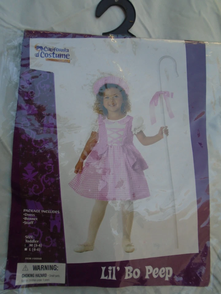 California костюмы маленький BO BEEP малыш Хэллоуин (3T-4T) (без персонала) - Изображение 1 из 4