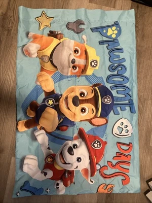 Juego de sábanas Nickelodeon Paw Patrol Twin Bed Bed Bed 2 Pillow Cases And Sheet Foto 1 de 3