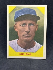 1960 Fleer Baseball Greats - Sam Rice #34 - sehr guter Zustand - Bild 1 von 2