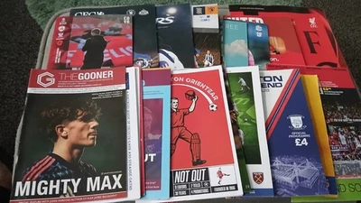 20 Football Programmes Fanzines 2025-26 Inc Champions League & Premier League - Image 1 of 4