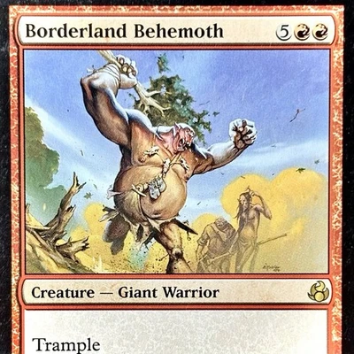 Borderland Behemoth - Reg - MTG - Morningtide - 87/150 - RARE ~ MP - Image 1 of 4