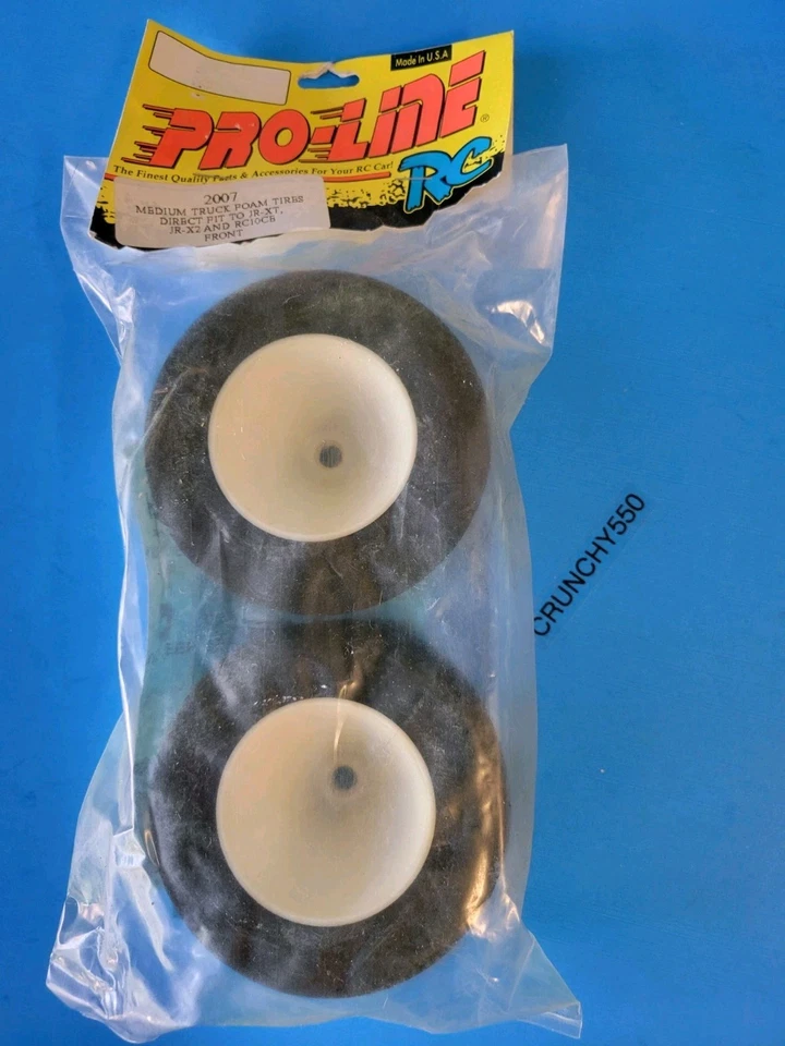 Proline 2007 2.2 Front Truck Foam Tires Dish Rim JRXT JRX2 RC10CE  Vintage RC - Image 1 of 4