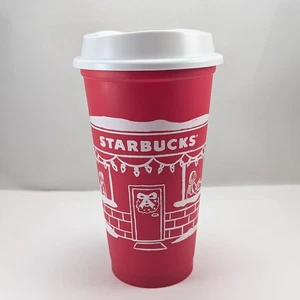 NEU Starbucks Christmas 2025 Red Cup Day 16oz Xmas Holiday Mehrweg Kaffeetasse - Bild 1 von 7