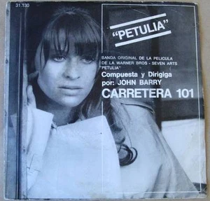 JOHN BARRY Petulia OST Highway 101 JULIE CHRISTIE Unikat SÜDAMERIKA 7" PS 1968 - Bild 1 von 4