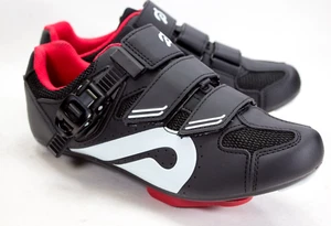 Peloton Cycling Shoes Womens Size EU 38 US 7.5 Black Red Cleats Bicycle Indoor - Picture 1 of 12