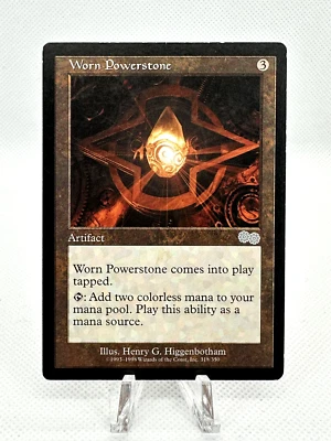 Worn Powerstone (Moderately Played) - MTG - Urza's Saga (ENG) - Image 1 of 2