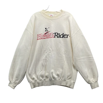 Moletom vintage Jerzees Health Rider XL retrô streetwear Athleisure Lounge anos 90 - Imagem 1 de 4